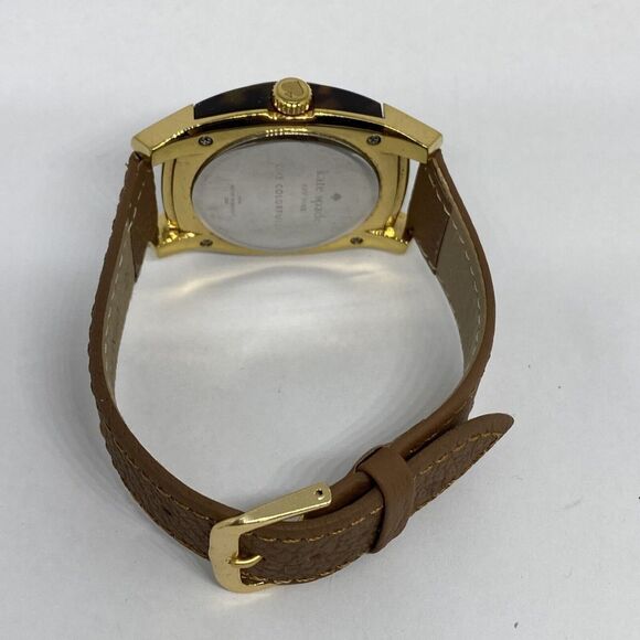 Kate Spade Skyline 0282 Women Brown Leather Analog Dial Quartz Wrist Watch VK167 main image 12